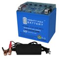 Mighty Max Battery YTX14-BSGEL Replacement Battery for Yuasa YTX14-BS With 12V 2Amp Charger MAX3952659